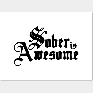 Sober Is Awesome v2 Posters and Art